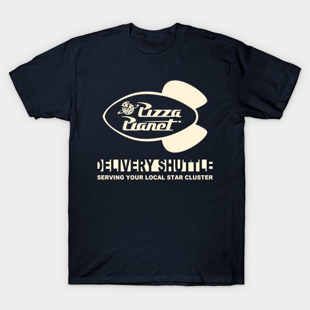 Pizza Planet Delivery Service T-Shirt by Apgar Arts